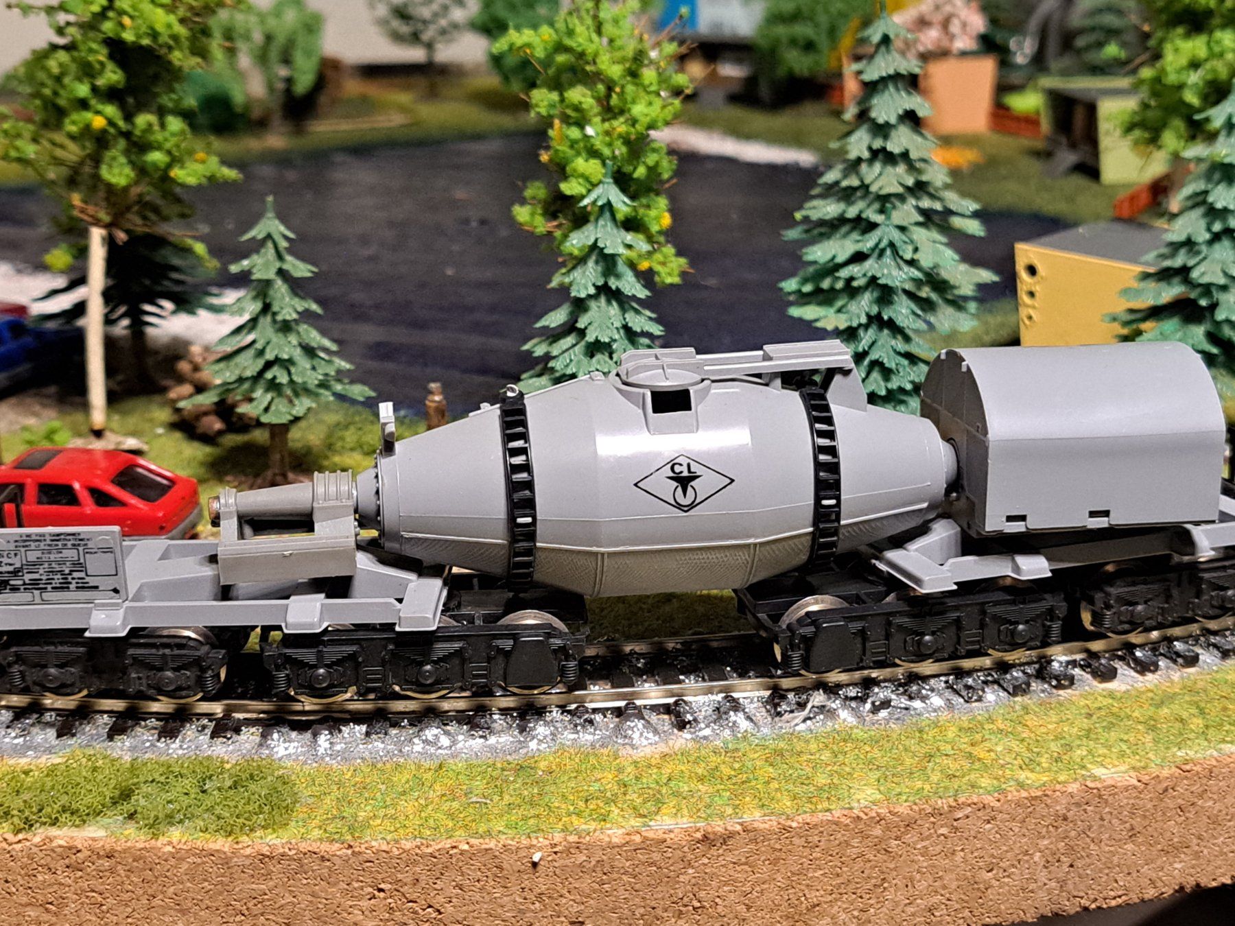 Lima Modellini di ferrovie: Zementtransportwagen von Lima – Usato da Schwanden GL venduto da roerich20 2