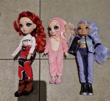 Rainbow High Puppen 3er-Set mit ganzem Zubehör & Kleidung