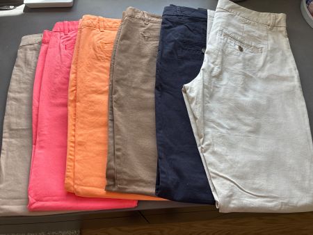 6 Sommerhosen (Chinos)👖 Damen Grösse 38, nie getragen