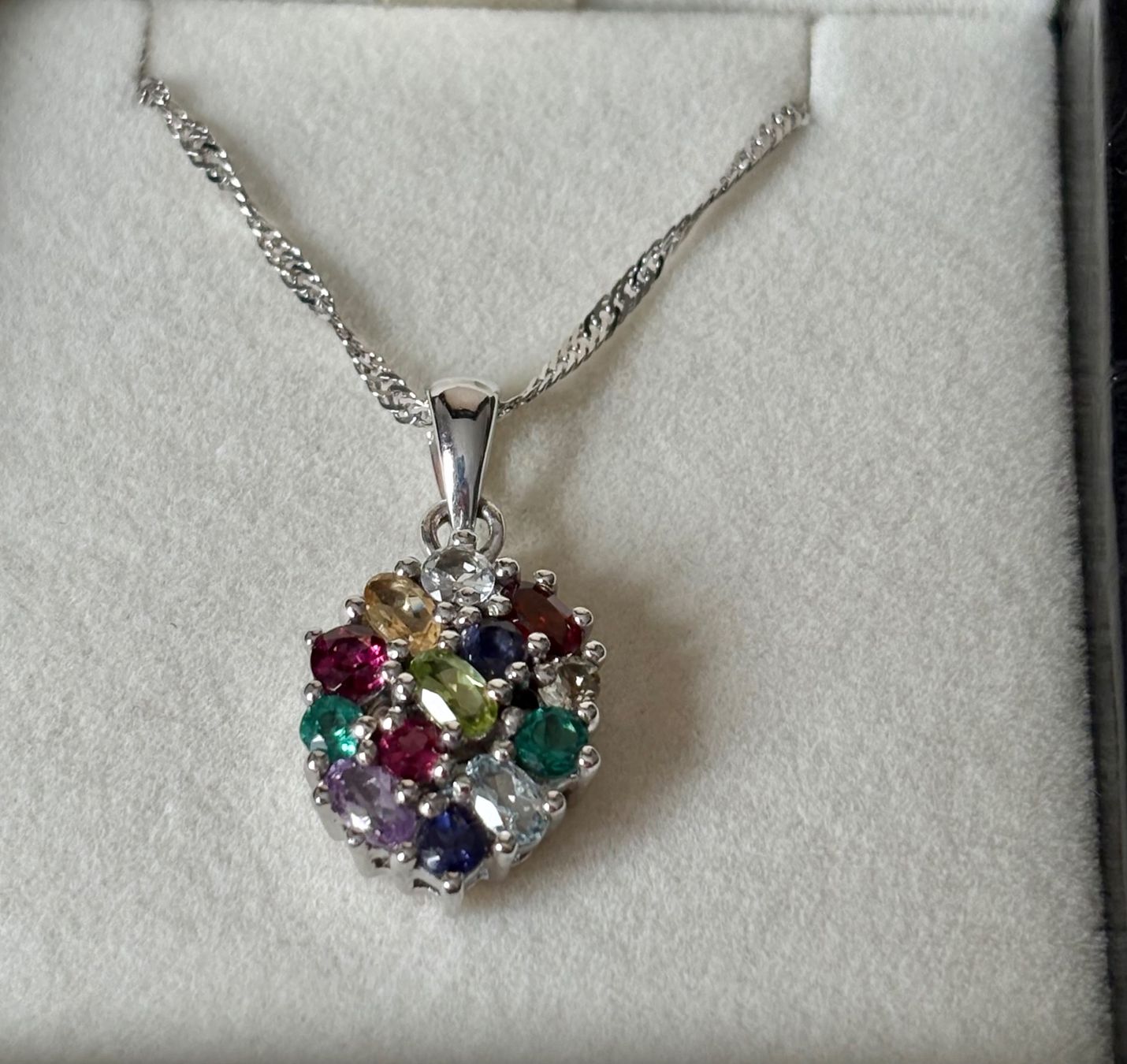 Pendentifs: Edelstein Anhänger, Silber 925 – Neuf (Voir description) à Brugg AG par lau_9rvy 2