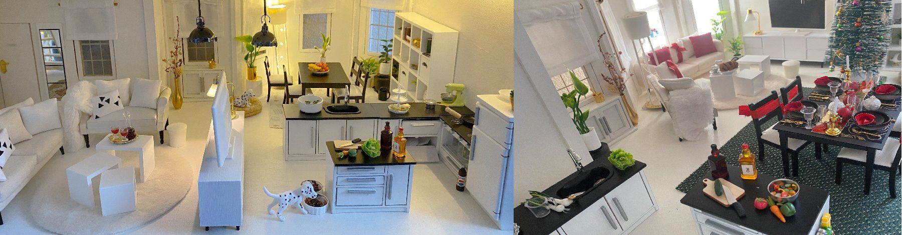 Puppenhäuser & -möbel: EINZIGARTIGES PUPPENHAUS ZUM TRÄUMEN ODER SPIELEN – Neu (gemäss Beschreibung) aus thierachern von Styl 7