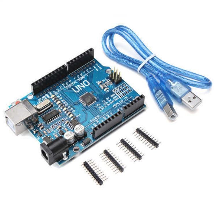 Arduino Elektrotechnik: Arduino UNO R3 Clone USB Chip CH340 + USB-Kabel Geschenk – Neu und originalverpackt aus Zürich von