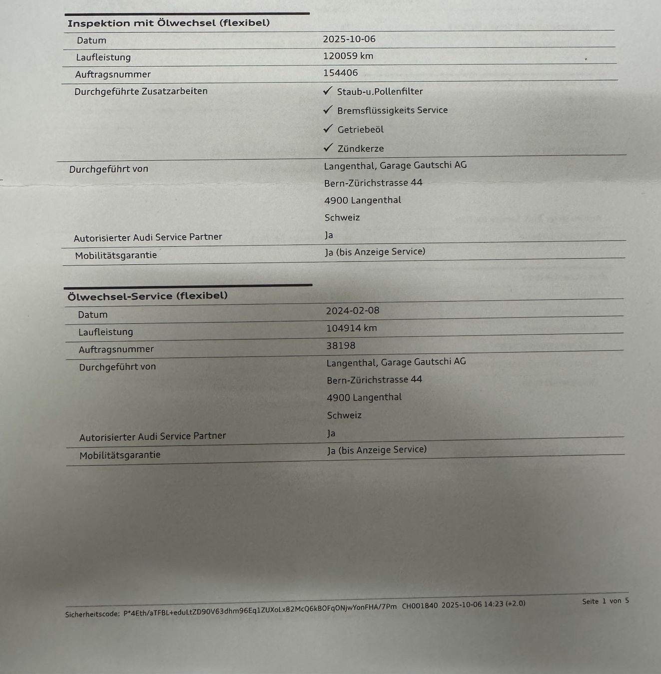 Audi Autos: Audi A4 2.0 tfsi – Gebraucht aus Biel/Bienne von l00_s69f 8