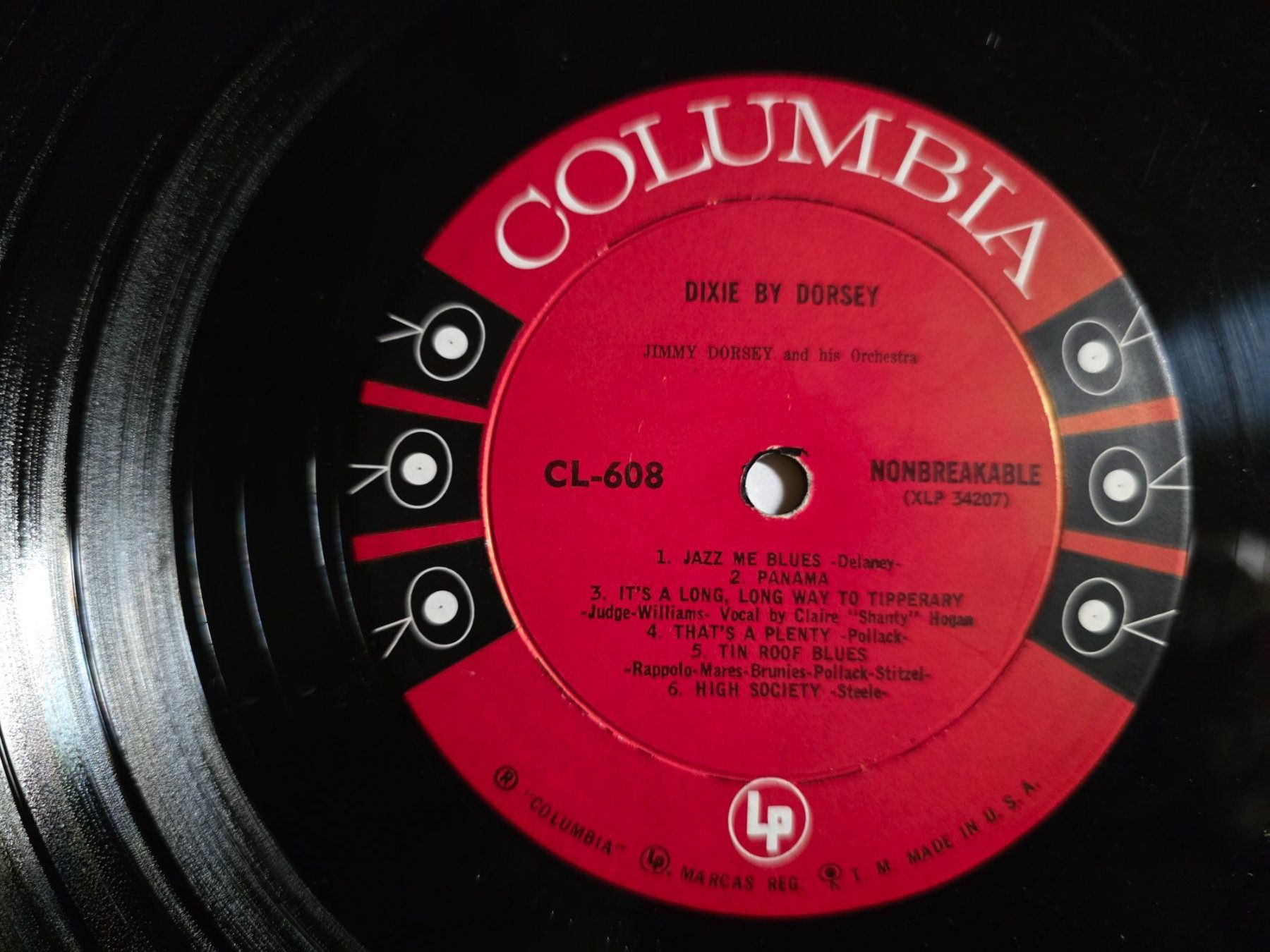 Dischi in vinile: LP: Dixie by Dorsey - Columbia CL 608 – Usato da Walterswil BE venduto da Lonitti 4