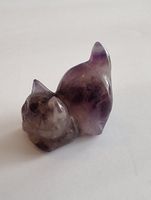 Amethyst Katze Statue / Figur