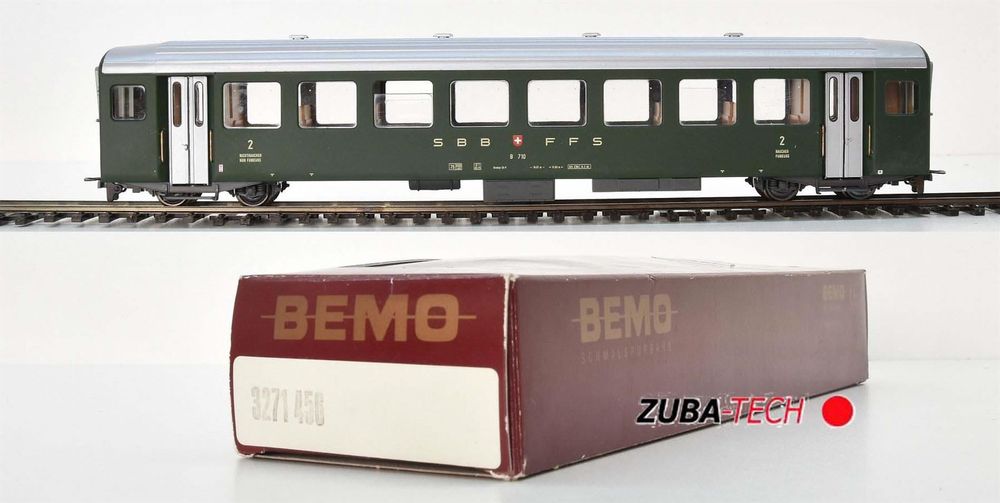 Bemo 3271 502 H0m Personenrijtuig B 2282 2e klasse van de BVZ