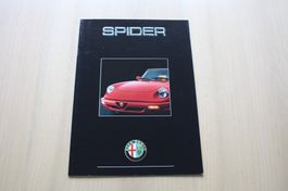 Alfa Romeo Spider Prospekt Jahrgang 1991