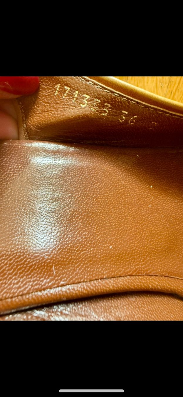 Gucci Scarpe da donna: Gucci Slingbacks mit Fransen –  in Cognac – Usato da Bassersdorf venduto da goldenone01 7