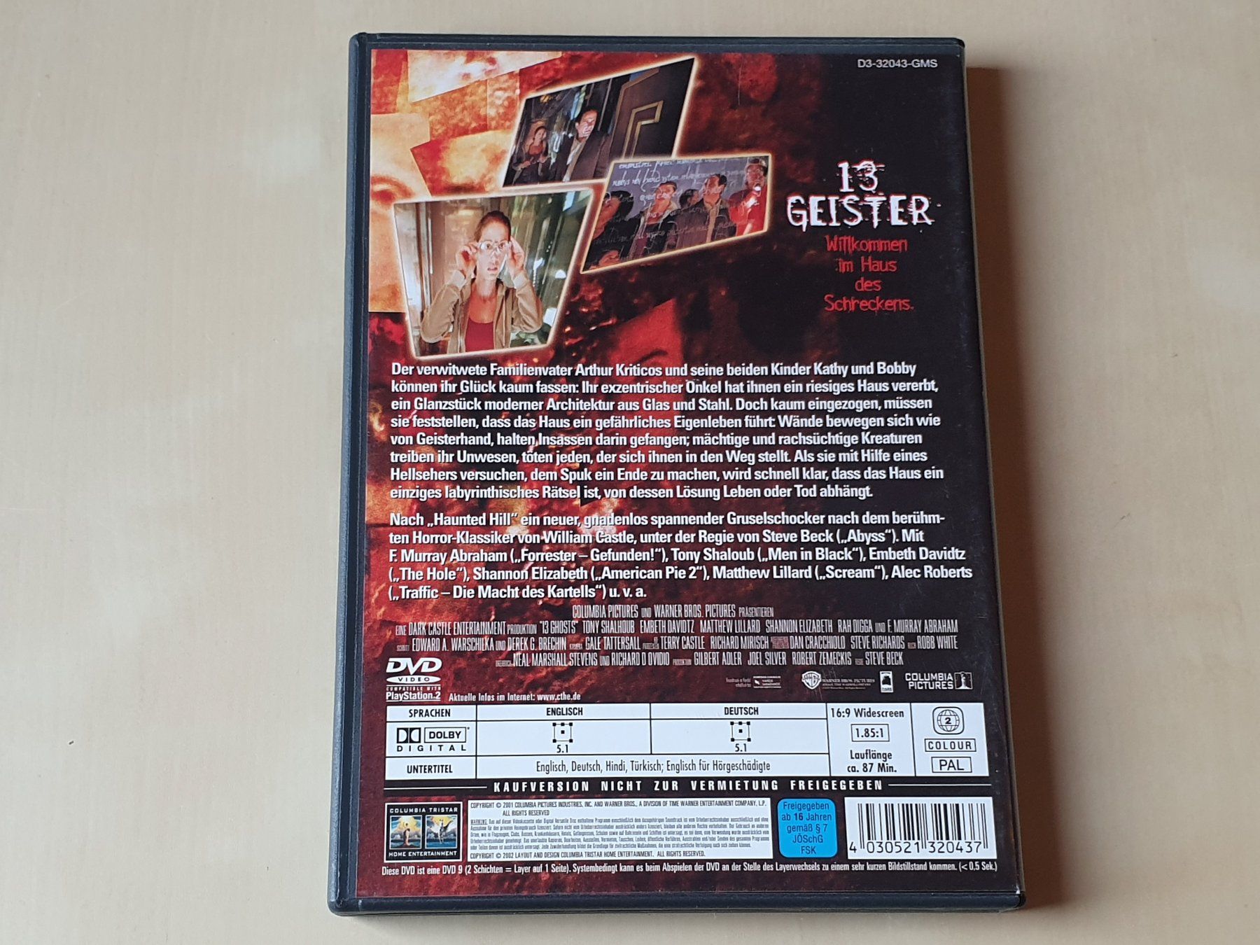 Alle DVDs: 13 Geister – Gebraucht aus Stansstad von collectorsshop 1