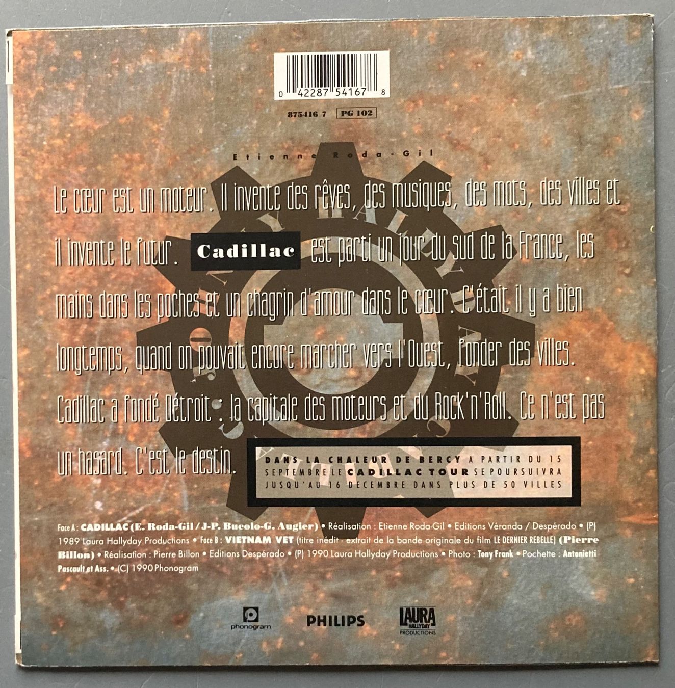 Schallplatten: JOHNNY HALLYDAY - CADILLAC – Gebraucht aus Poliez-Pittet von Newtown-Records 1