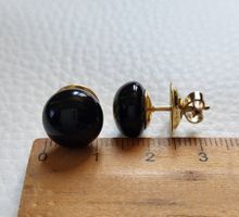 18 Karat 750 Gold Ohrstecker Stein