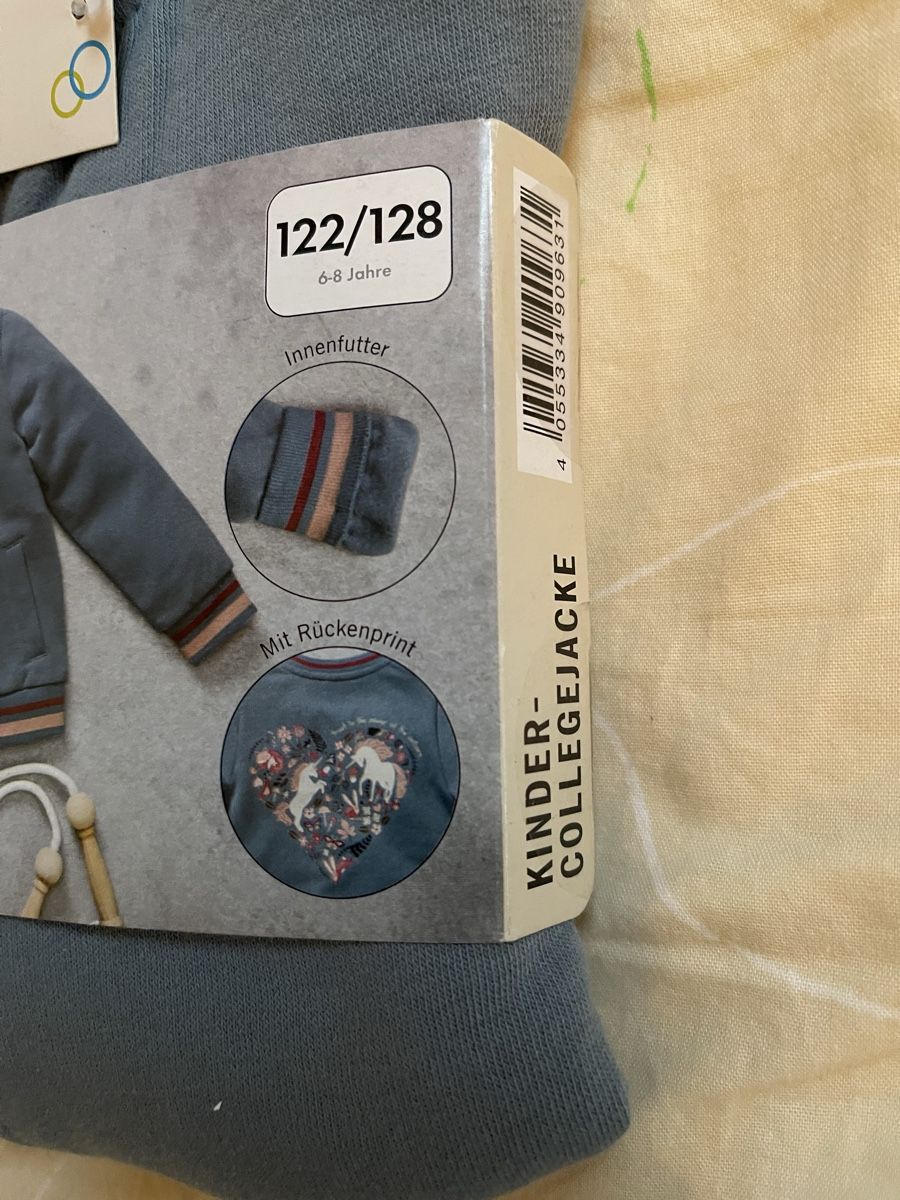 Giacche & Cappotti: Jaquette fille 122-128 neuve – Nuovo e nell'imballaggio originale da MARLY venduto da AISLEE 2