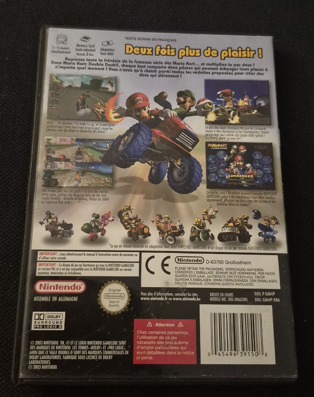 Nintendo Giochi: MARIO KART DOUBLE DASH GAMECUBE FRANÇAIS 2003 RETRO GAMING  – Usato da Grand-Lancy venduto da luc111 1