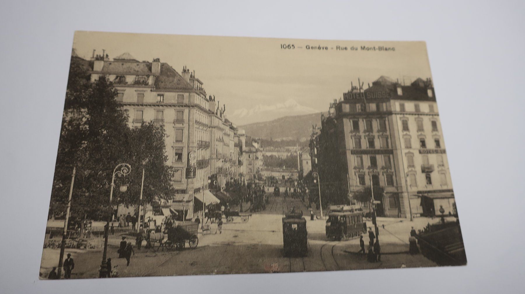 Cartoline postali: Genève - Rue du Mont-Blanc – Usato da Cormoret venduto da Pascalll2001 1