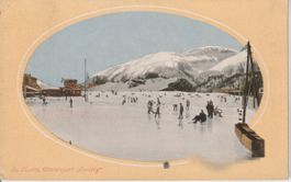 CH 184 St. Moritz, Wintersport "Curling", 1913
