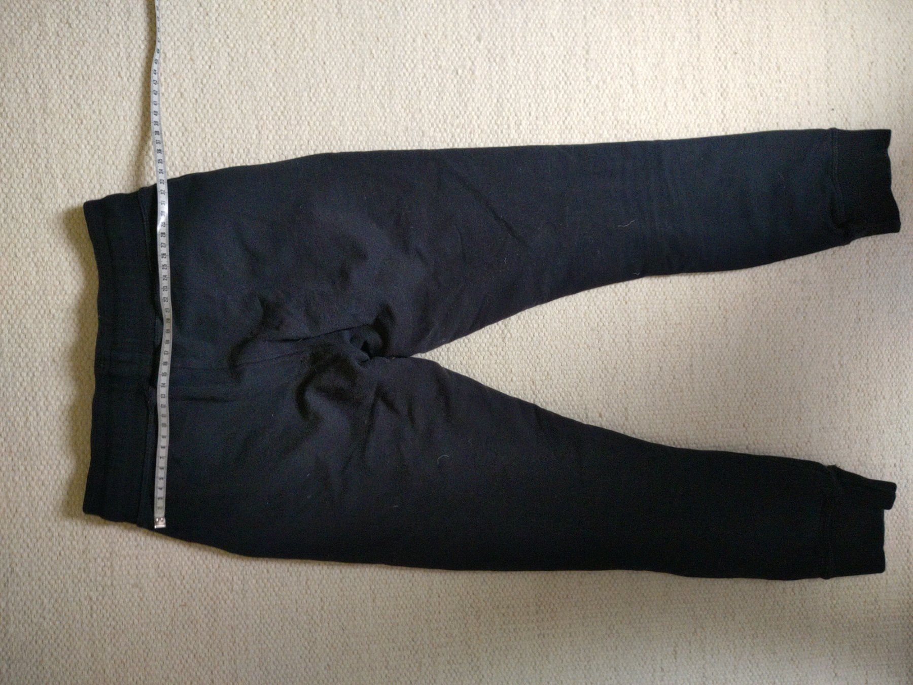 Calze & Collant: Trainerhosen, samtweicher Stoff, schwarz, Gr. 152 – Usato da Basel venduto da Bar08 1