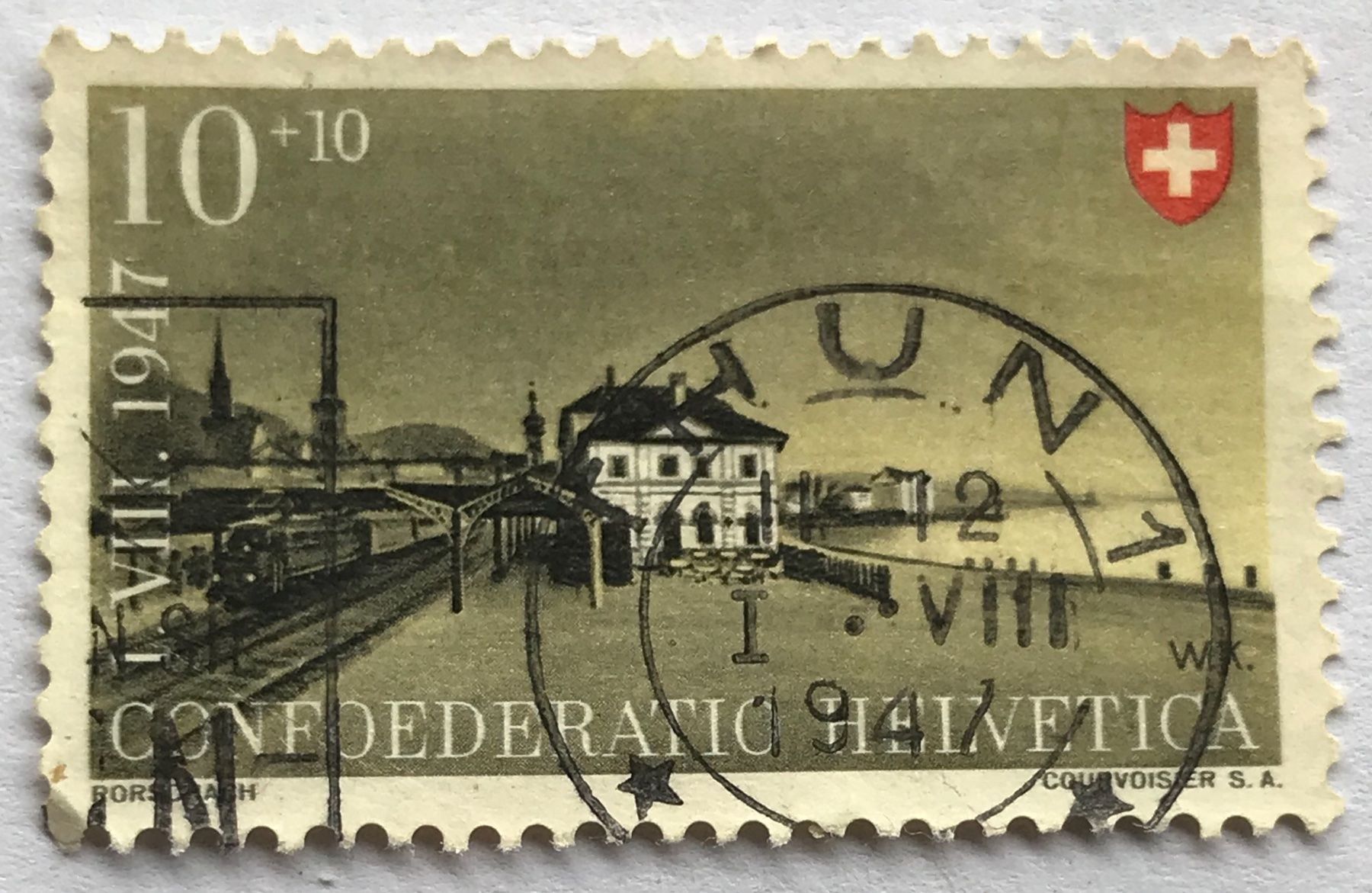 Tutti i francobolli: Nr.B 35  mit Vollstempel Thun – Usato da Aarau venduto da Billa007