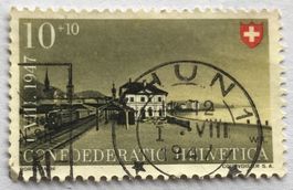 Nr.B 35  mit Vollstempel Thun