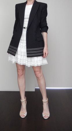 Orig. ALBERTA FERRETTI Blazer mit Nadelstreifen Gr. 36
