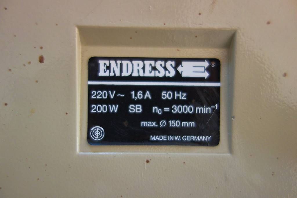 Smerigliatrici & Lucidatrici: Endress Doppelschleifer 200W SB / Max Ø150mm – Usato da Uitikon Waldegg venduto da elj_q22m 2