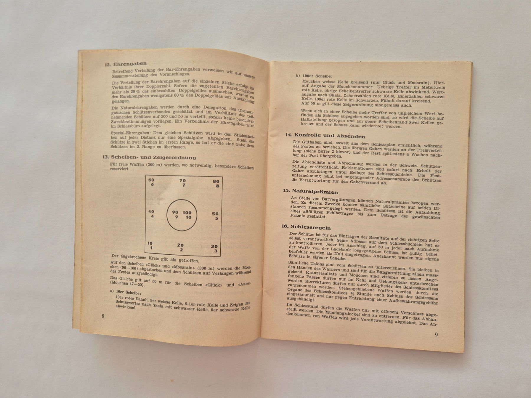 Bücher: Oberaarg. Landesschiessen Herzog-Buchsee 1938 Programm – Gebraucht aus Langendorf von zvonu161 3