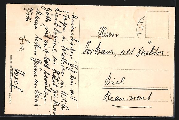 Cartoline postali: Solothurn, Strassenpartie mit Wehrturm a – Usato da Berlin venduto da bartko-reher 1