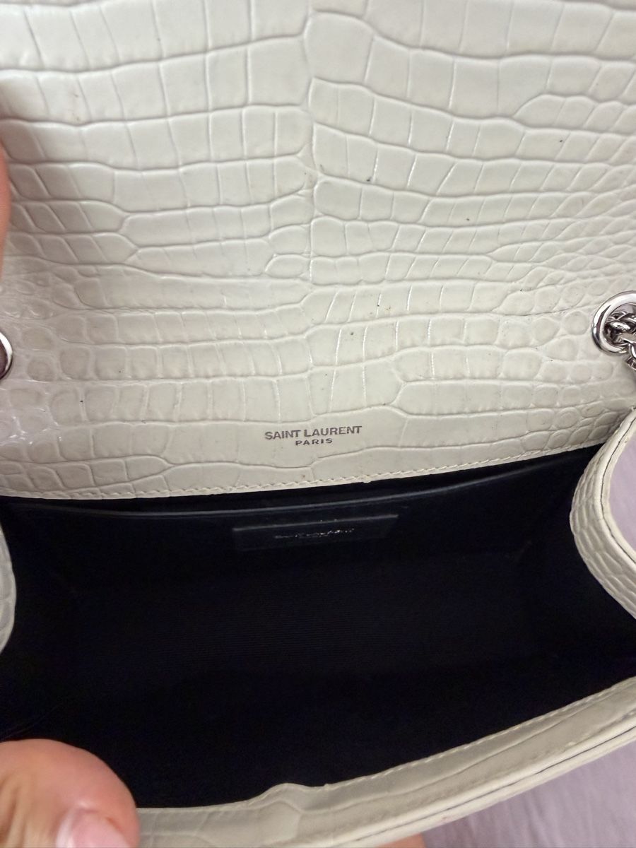 Saint Laurent Borse da donna: Saint Laurent Tasel bag  Kroko – Usato da Läufelfingen venduto da kiaverann 4
