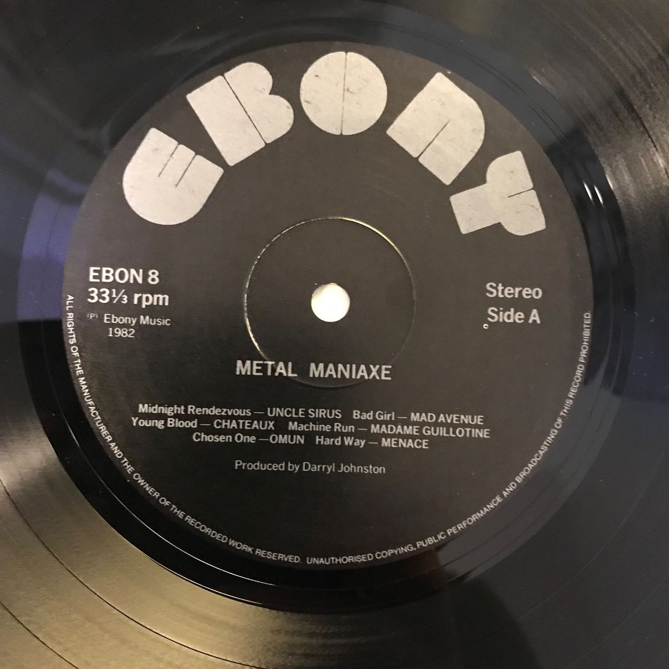 Dischi in vinile: Metal Maniaxe - Comp. – Usato da Aesch BL venduto da BlueMusicRecords 2