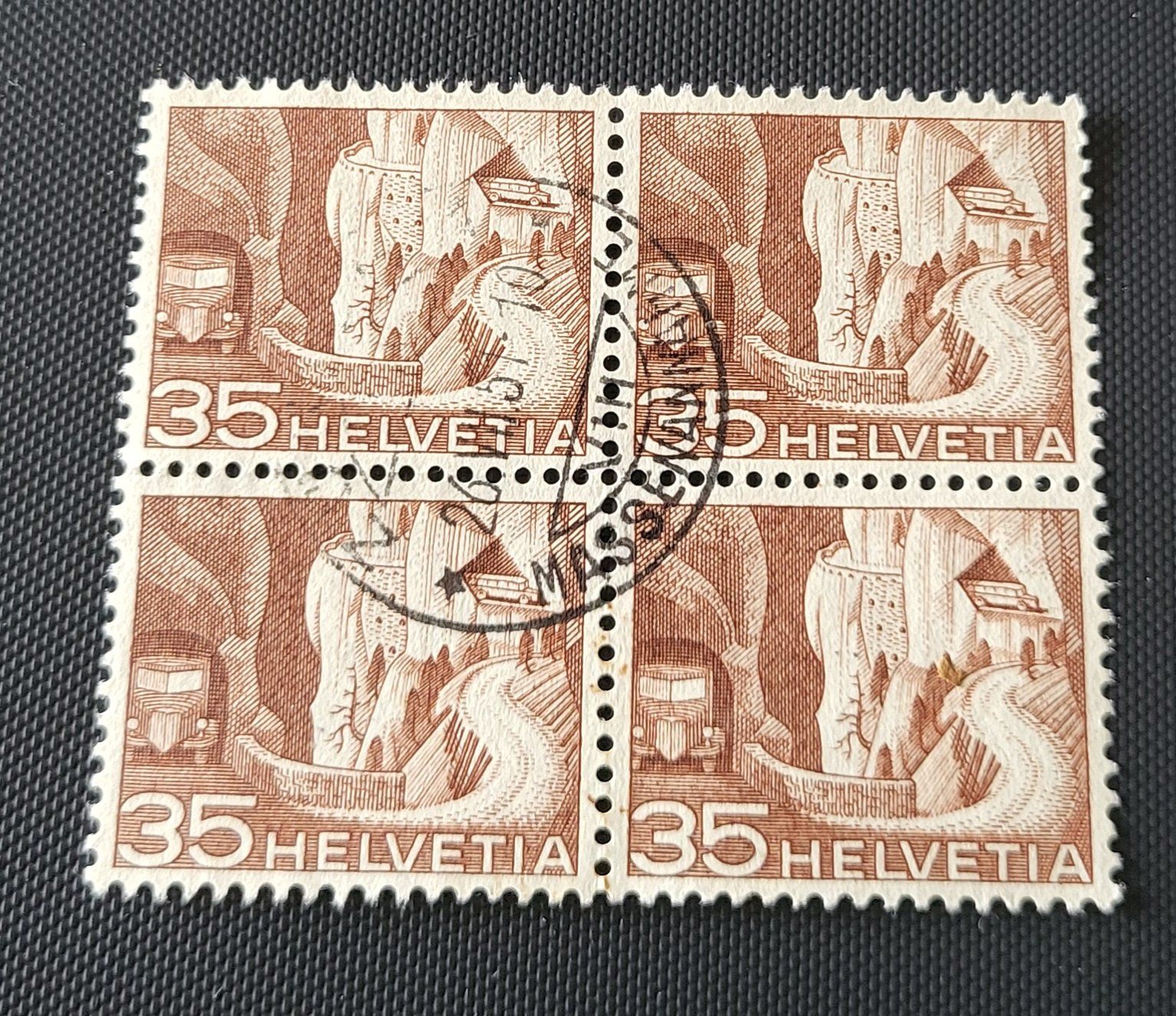 Tutti i francobolli: Viererblock briefmarke – Usato da St Gallen venduto da Stampsalshobby