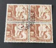 Viererblock briefmarke
