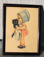 Mädchen mit Katze, 50er/60er Jahre, H. Zahic 1924