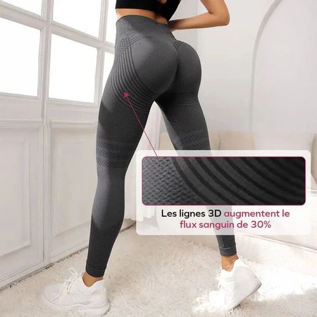 Legging 3 D sculptant & Anti Cellulite noir L