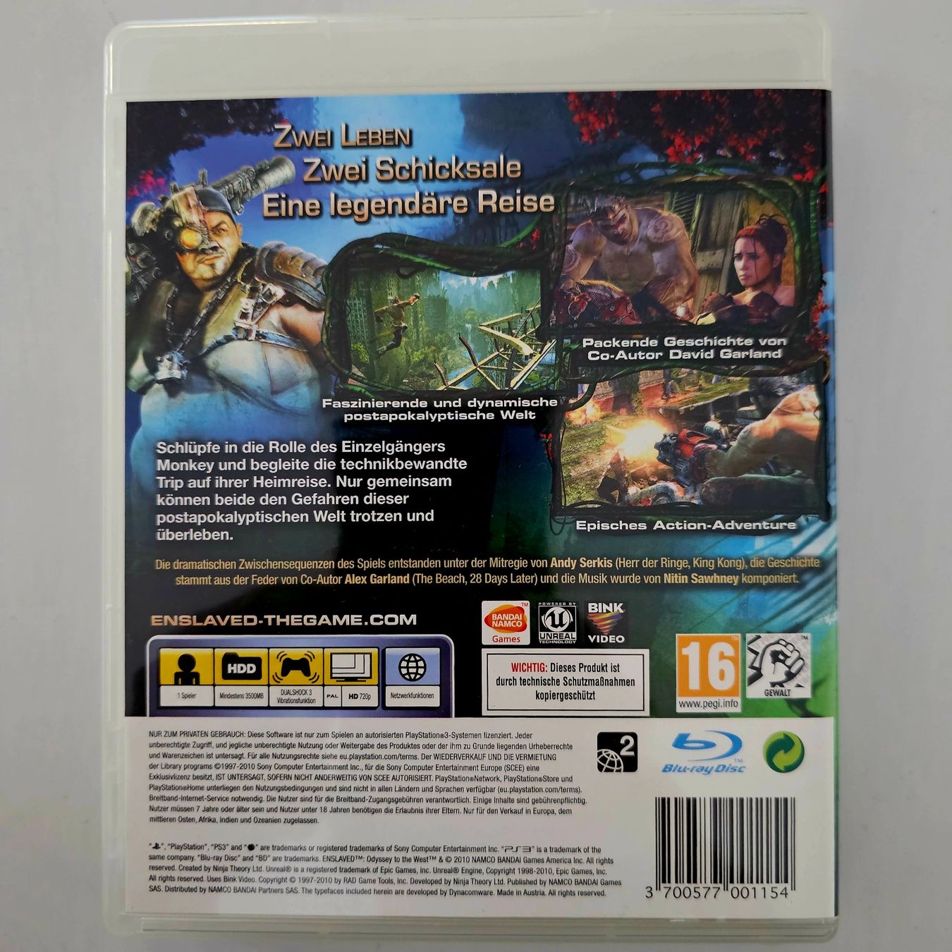 Sony Giochi: Enslaved Odyssey to the West (PS3) – Usato da Holziken venduto da Miglioregamesnmore 1