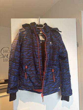 Skijacke und Skihose WE blau schwarz 
