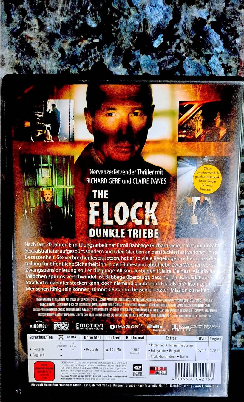 Tutti i DVDs: DVD: The Flock - Dunkle Triebe [Thriller] – Usato da Plagne venduto da Reticulum01 1