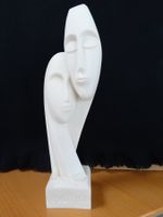 Griechische Alabaster Zwillingskopf Skulptur