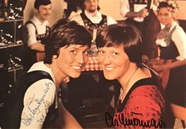 Rosi & Evi Mittermaier †2023 Autogramm signiert Foto 10x15cm