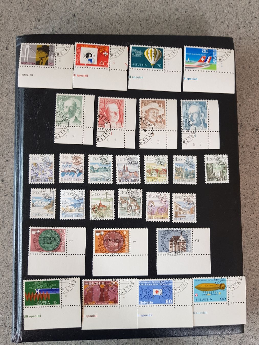 Alle Briefmarken: Schweizer Briefmarken Ausgabestemp – Gebraucht aus Jona von Glareola