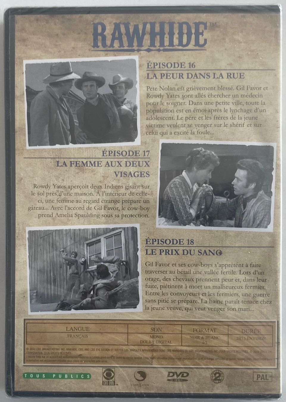 Tutti i DVDs: CLINT EASTWOOD - RAWHIDE N°6 – Usato da Poliez-Pittet venduto da Newtown-Records 4