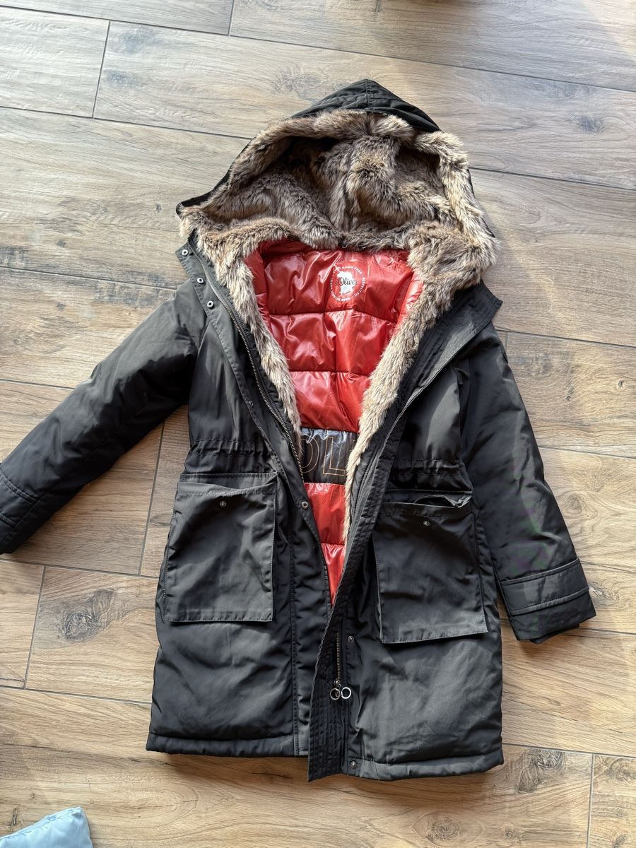 Giacche: S.Oliver Winterjacke mit Fell, Grösse 36/S – Nuovo (secondo la descrizione) da Büren SO venduto da Flomi_4413