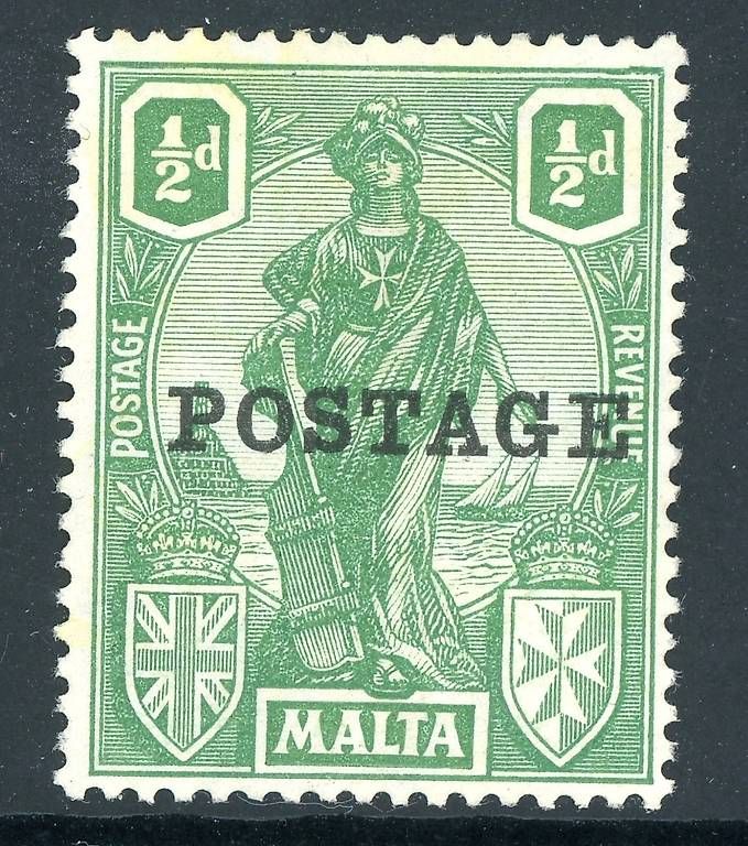 Tutti i francobolli: Briefmarke Malta 1926 British ½p – Nuovo (secondo la descrizione) da Neuhausen am Rheinfall venduto da michip