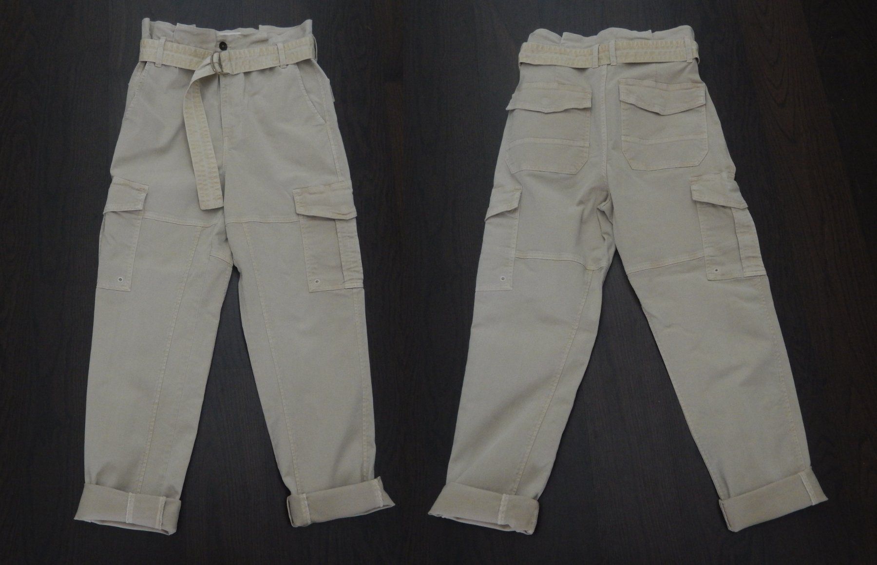Pantalons: Orig. FRAME Paperbag-Cargohose Gr. 36 – D'occasion à Tuggen par vivira 6