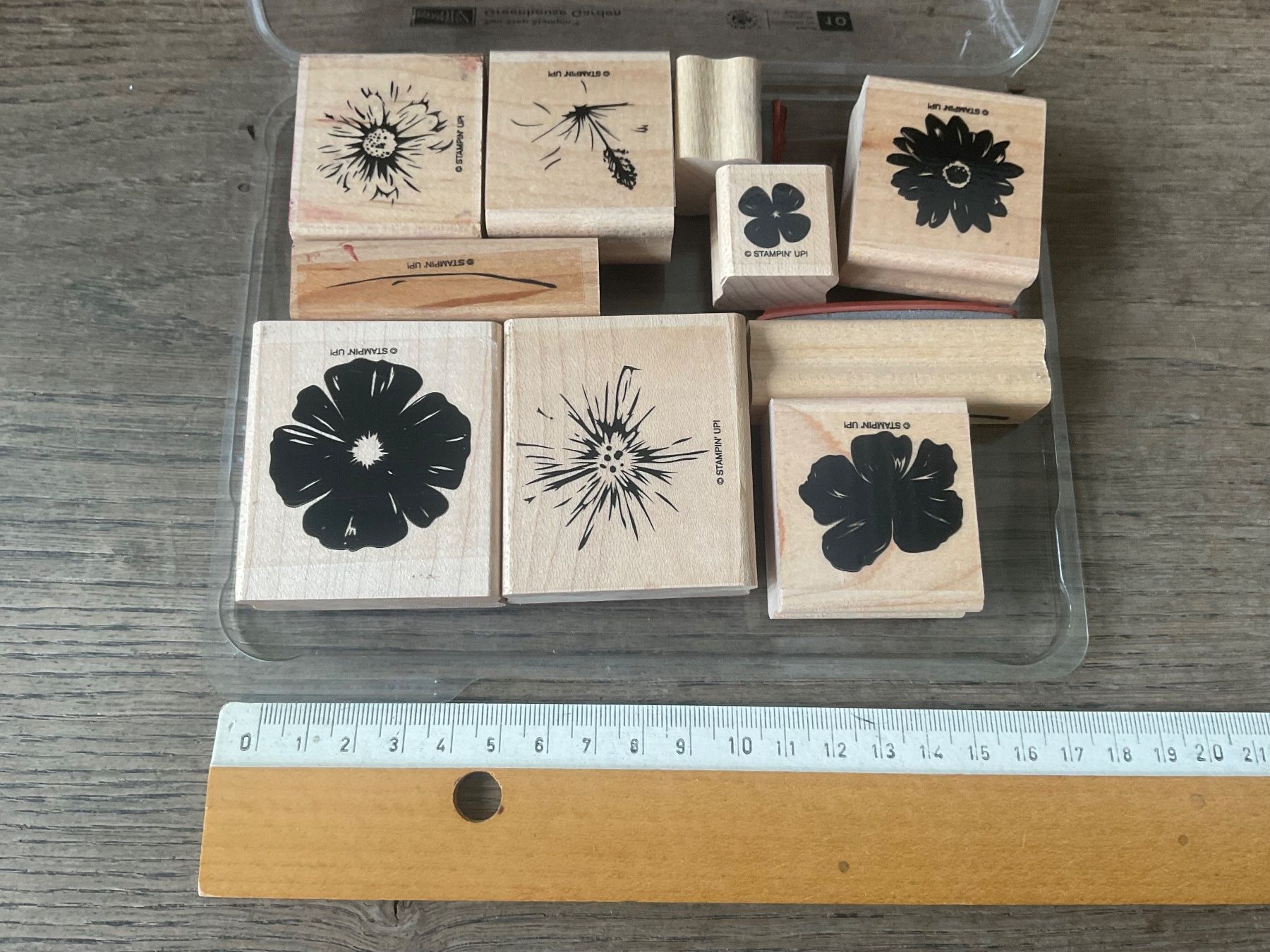 Timbri: Blumenstempel Stempel Basteln VERSAND 4.- – Usato da Aarau venduto da Schnabeltier01 3