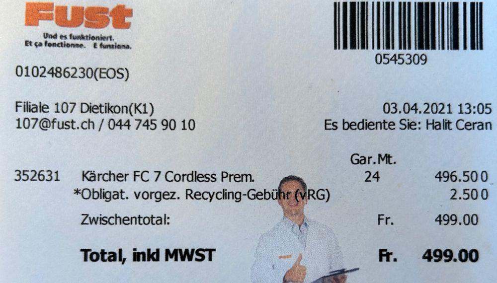 KÄRCHER FC7 Cordless Premium Bodenreiniger