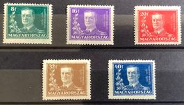1930 Ungarn Regierungsjubiläum Von Miklos Horthy Satz **