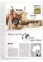 Ruanda_1983_Münzbrief mit Beschreibung