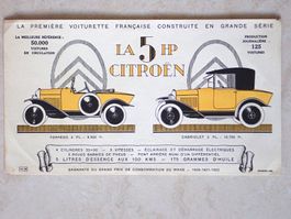 Citroen 5 HP - Original-Prospekt ca. 1923 - AC 58 - A002