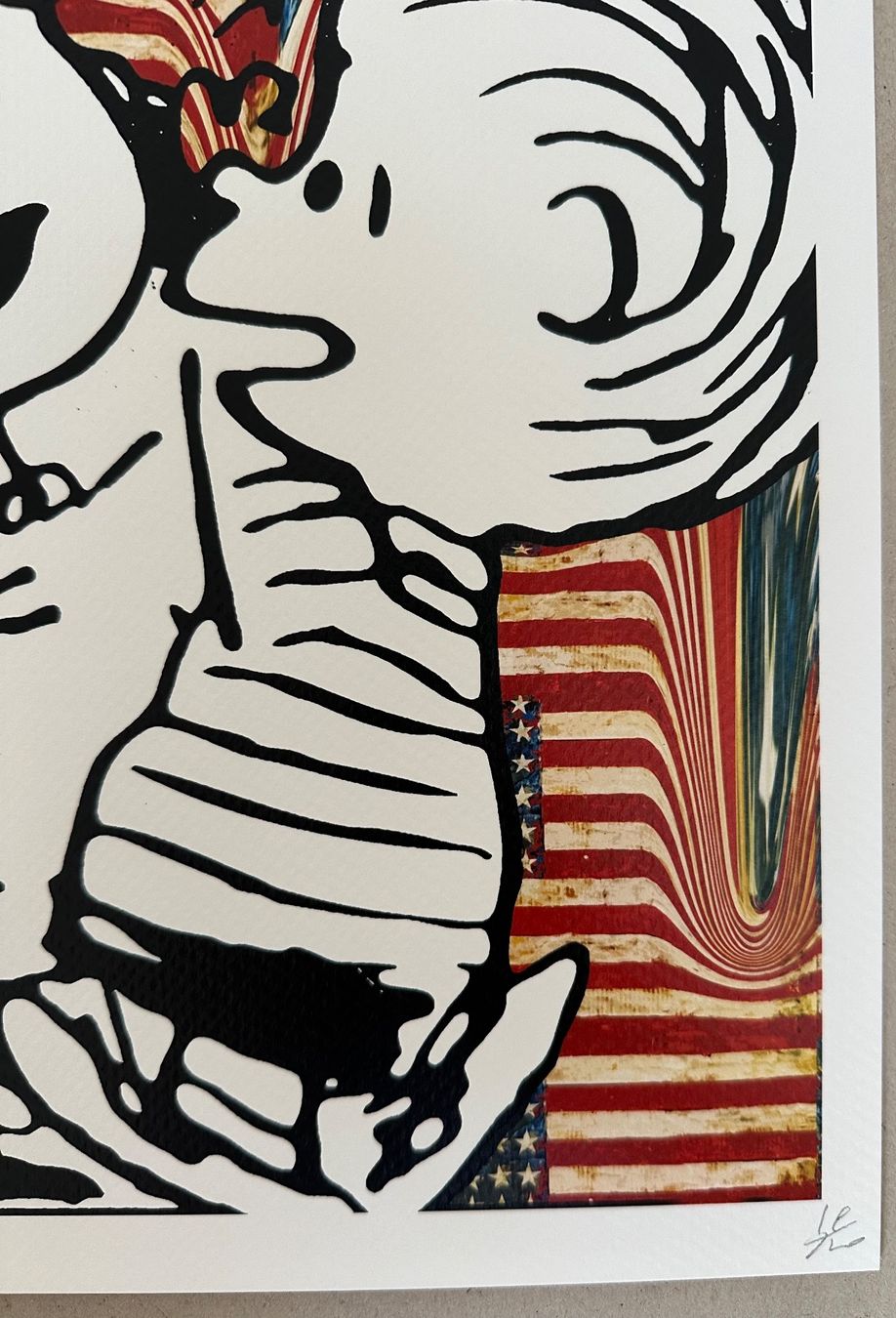 Grafiken & Lithographien: Death: Snoopy & Peanuts drinking beer, signiert 18/100 – Neu (gemäss Beschreibung) aus Meilen von Smgdesign 2