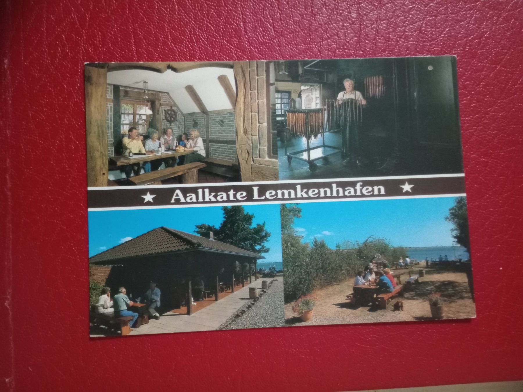 Cartoline postali: Westfehmarn Aalkante Lemkenhafen – Usato da Küttigen venduto da Melisch1000