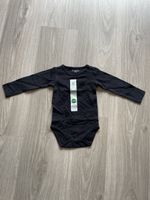 Baby Body, schwarz, Grösse 74/80, Langarm, neu